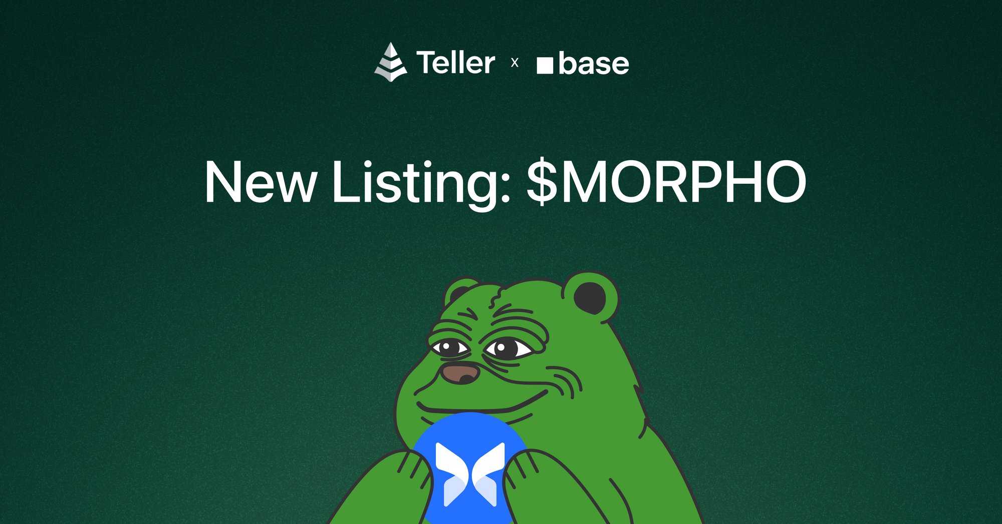 Lend MORPHO to Earn Yield on Teller