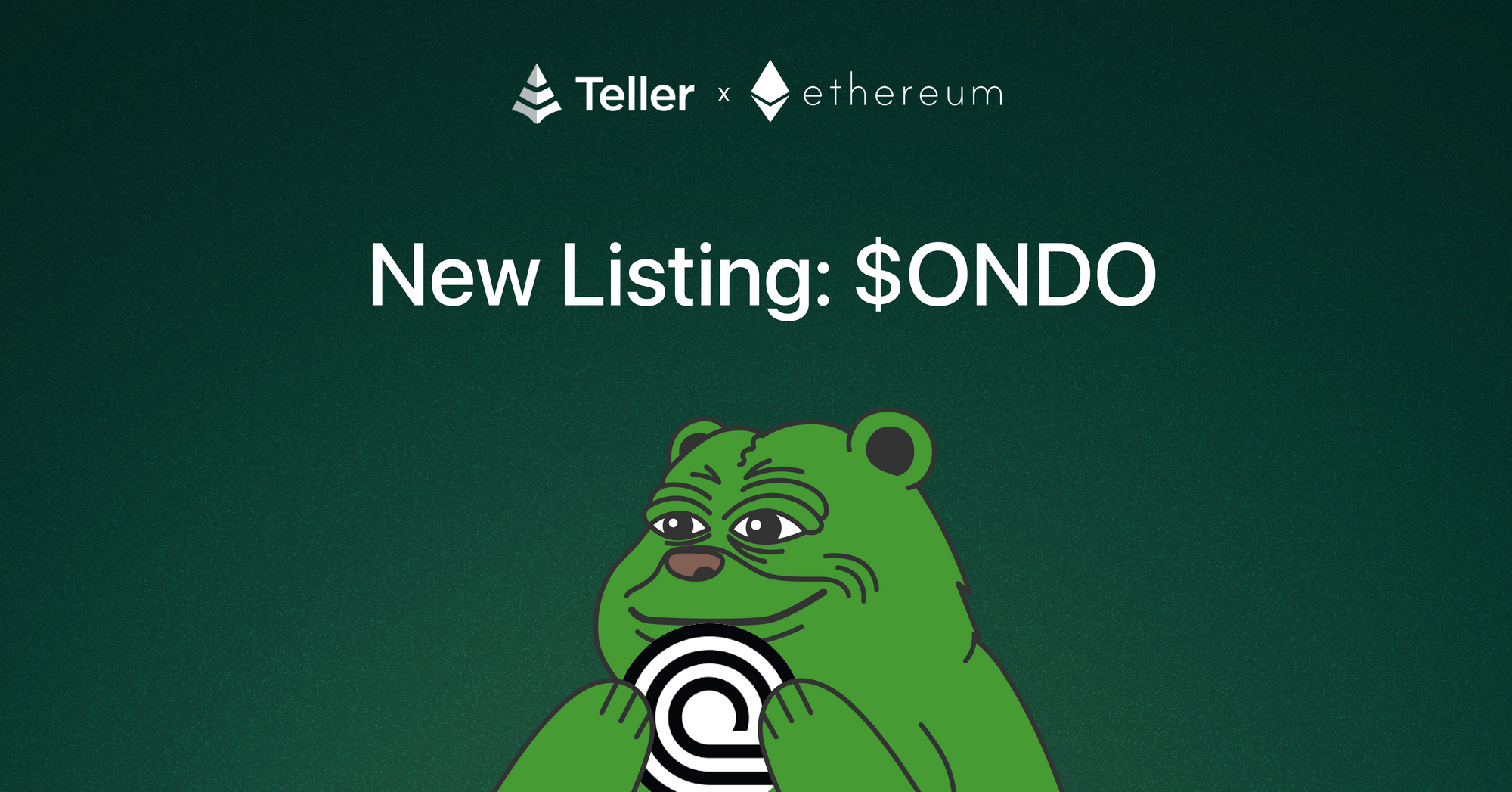 Lend ONDO to Earn Yield on Teller