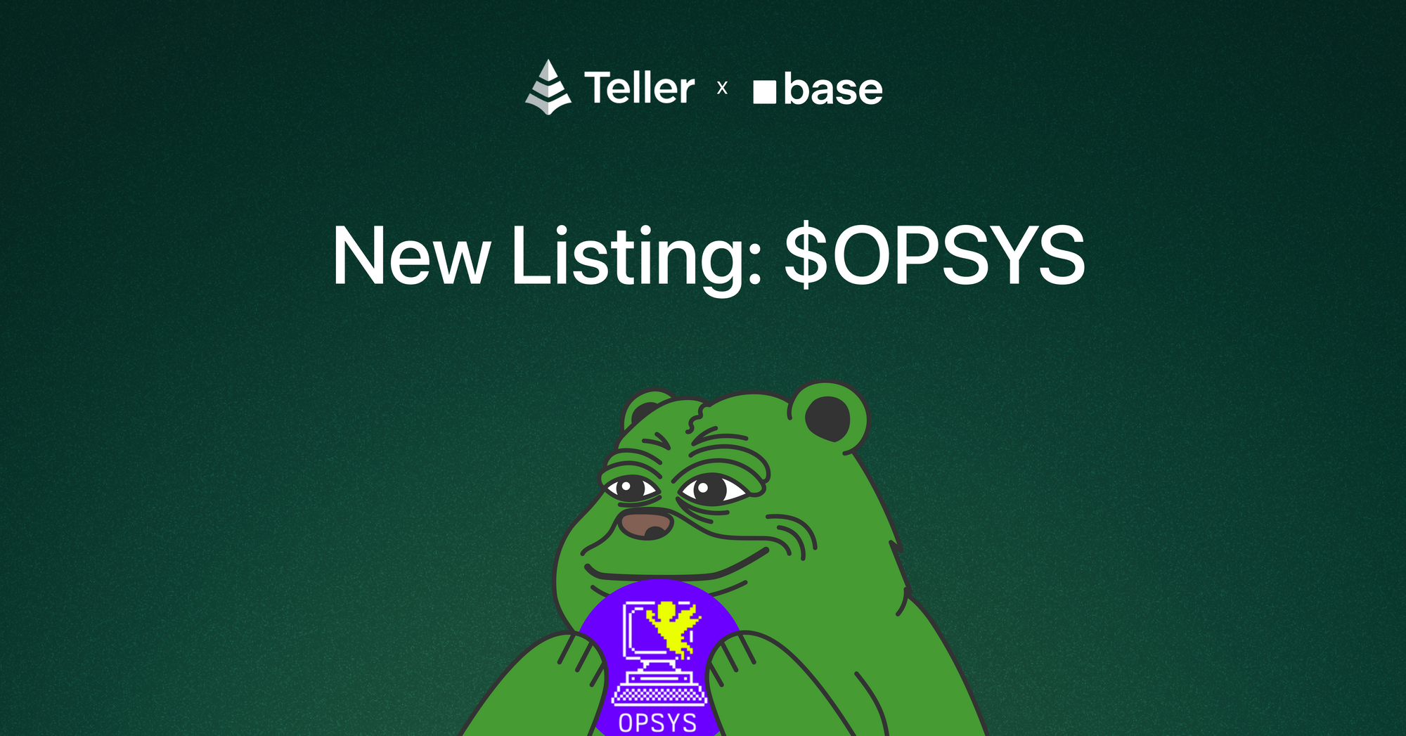 Lend OPSYS to Earn Yield on Teller