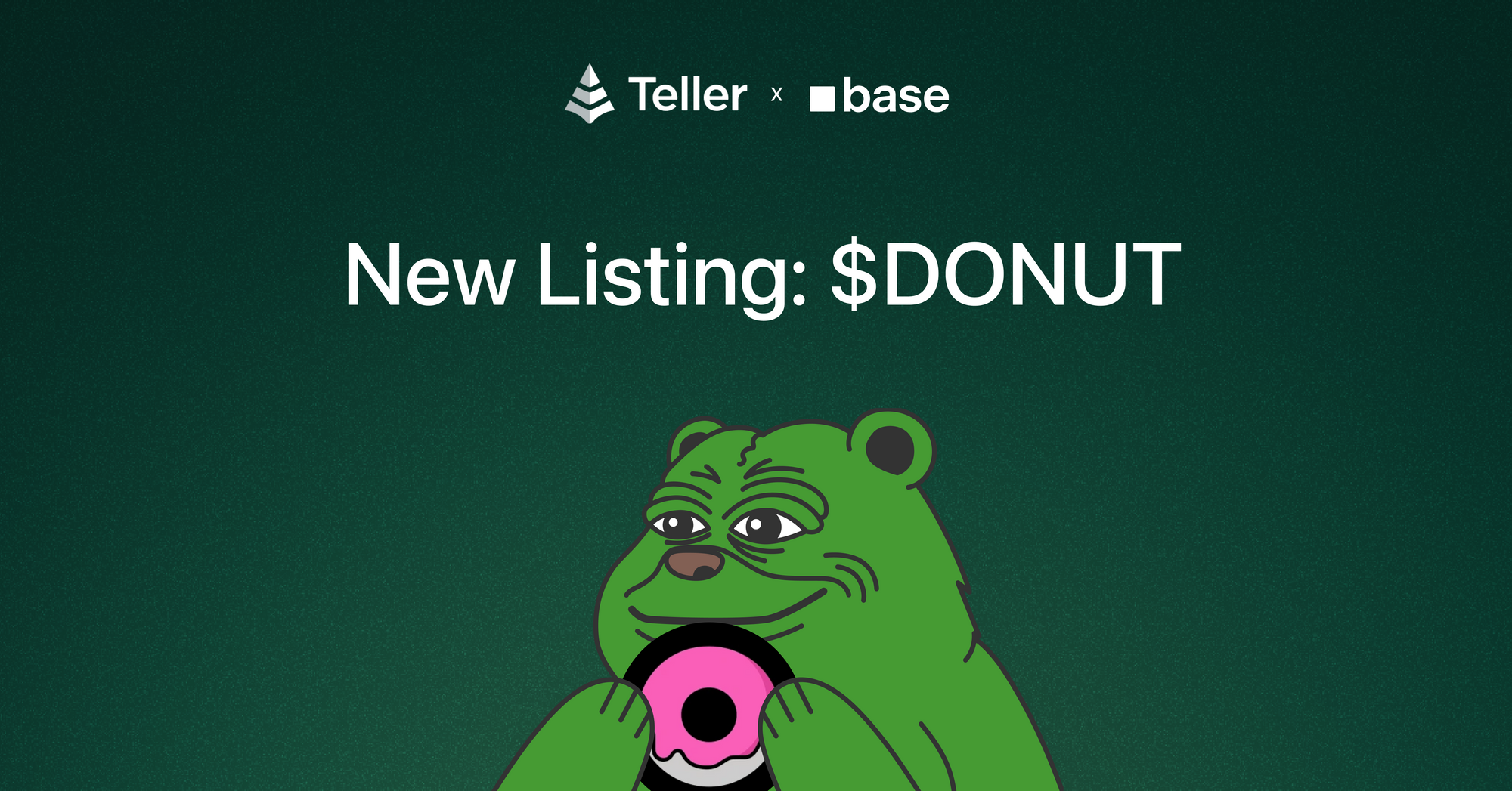 Got $DONUT? Earn Up to 12% Yield on Teller