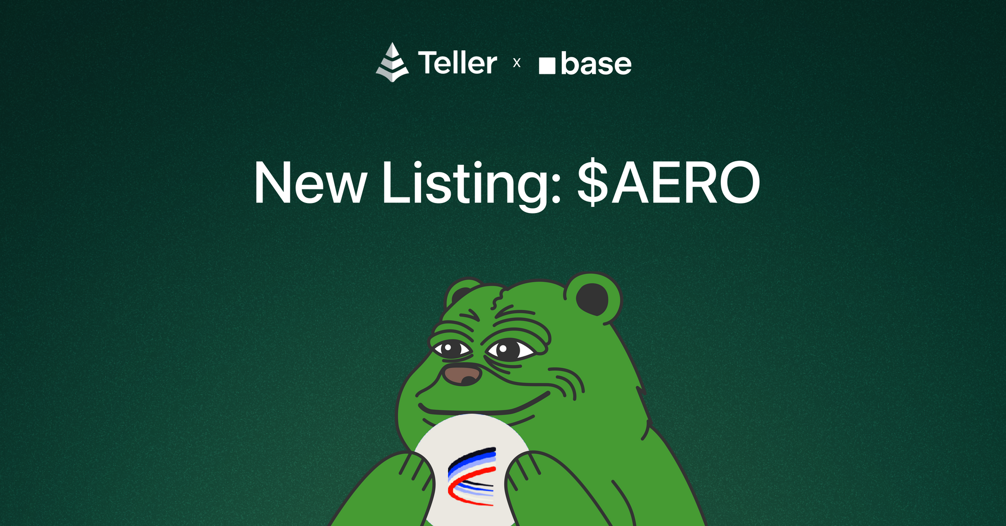 Lend AERO to Earn Yield on Teller