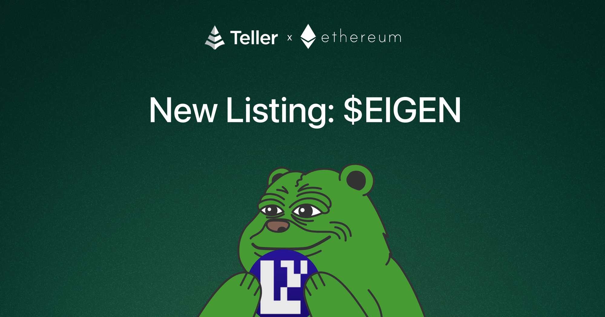 Lend EIGEN to Earn Yield on Teller