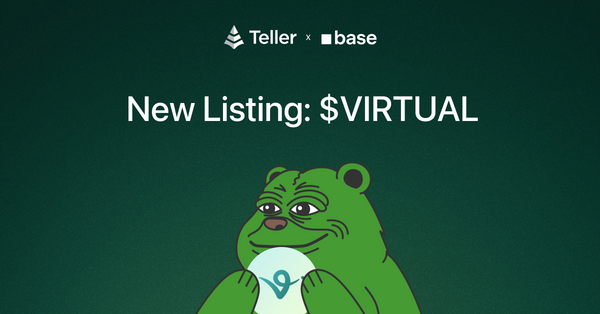 Lend VIRTUAL to Earn Yield on Teller