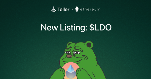Lend LDO to Earn Yield on Teller
