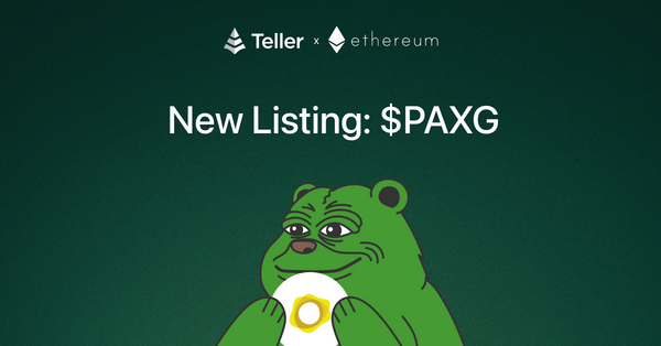 Lend PAXG to Earn Yield on Teller